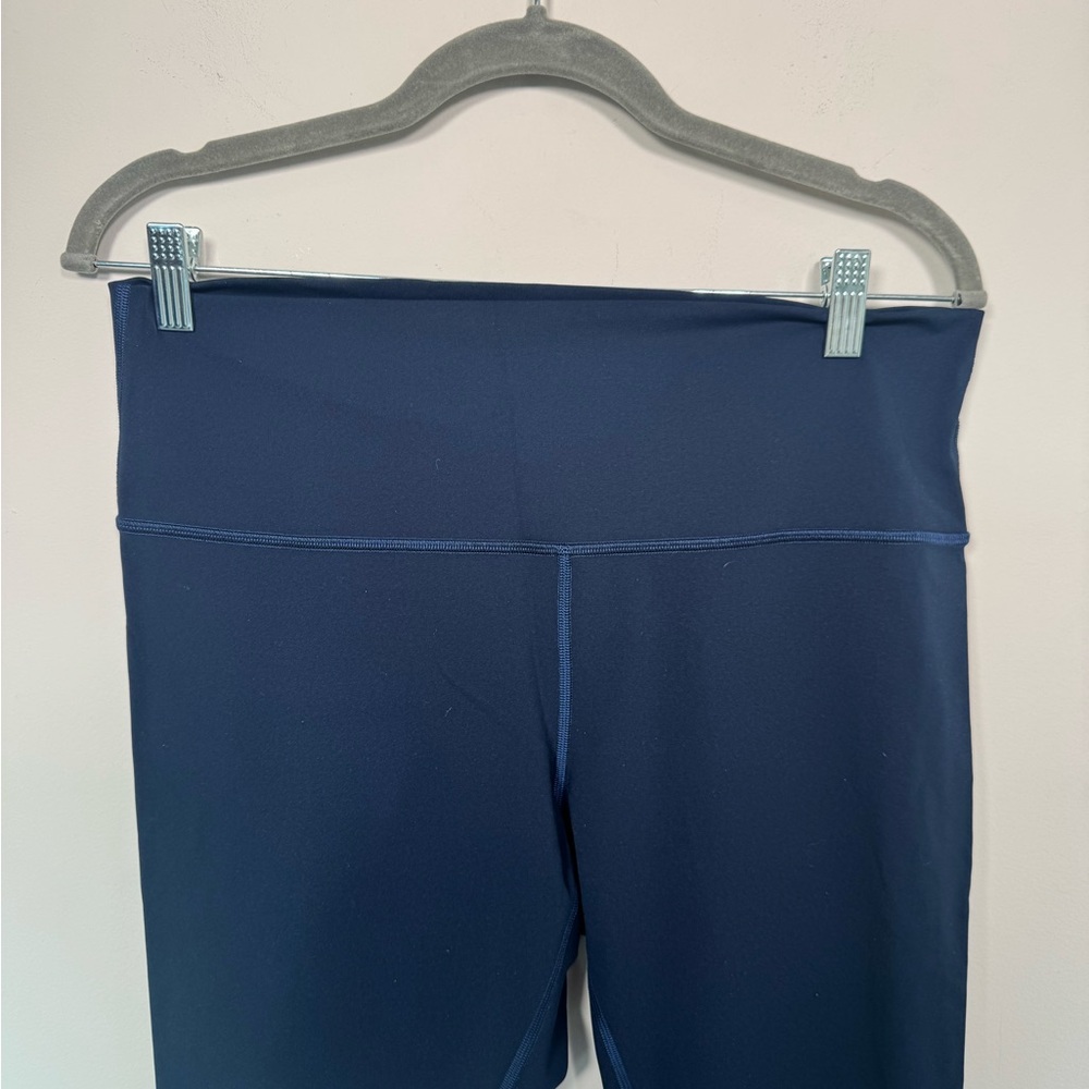 #270 Lululemon Align High Rise Leggings 25” Navy Blue Size 14 EUC - Picture 4 of 6